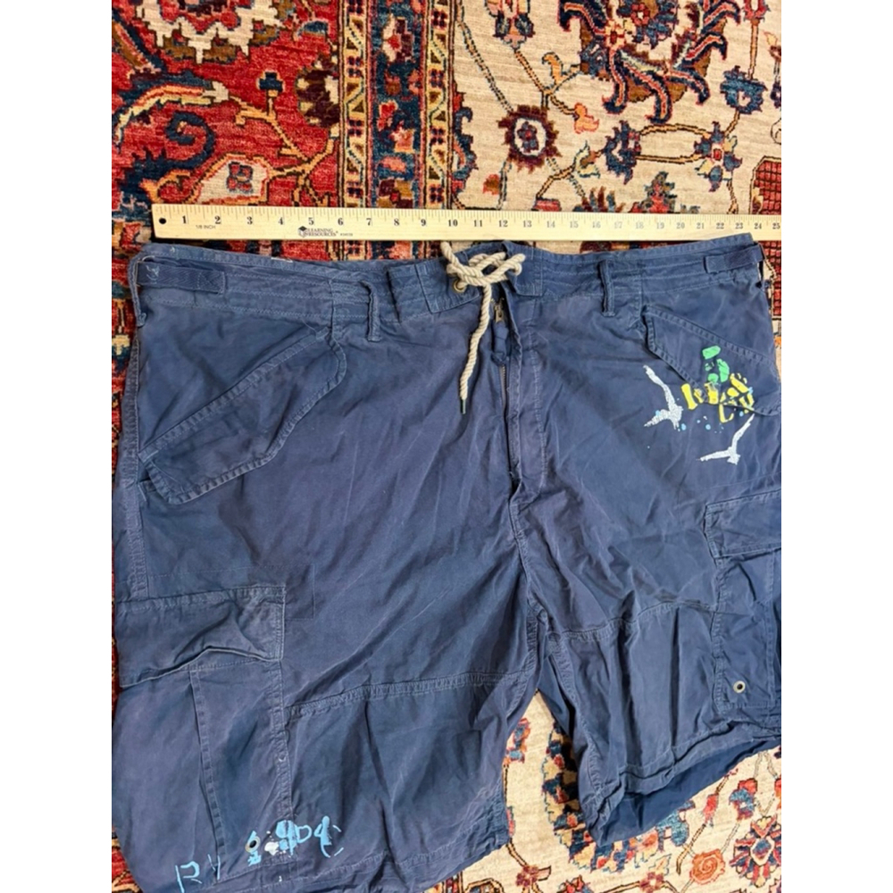Ralph Lauren RLPC & Co. Naval Outfitters Cargo Shorts Blue Size 48 - Picture 4 of 10